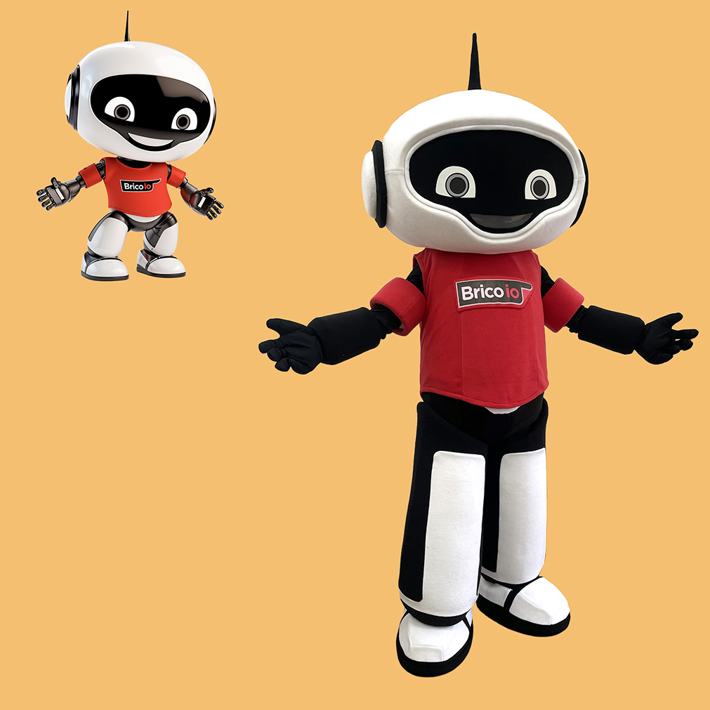 brico robot mascotte